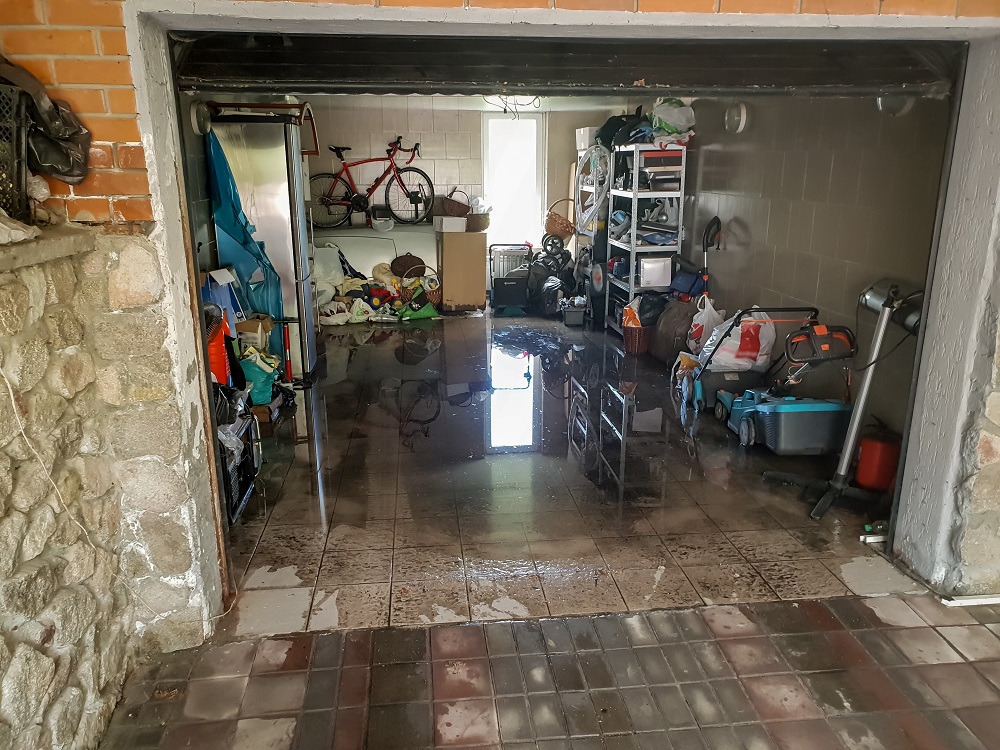 effects of water damage in basement