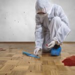 professional check the crime scene